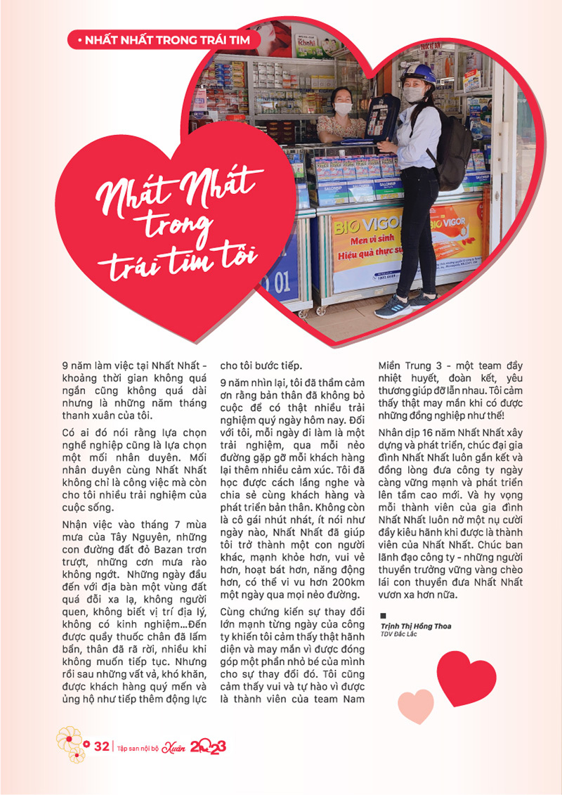 Tập san nội bộ số xuân 2023 Nhất Nhất