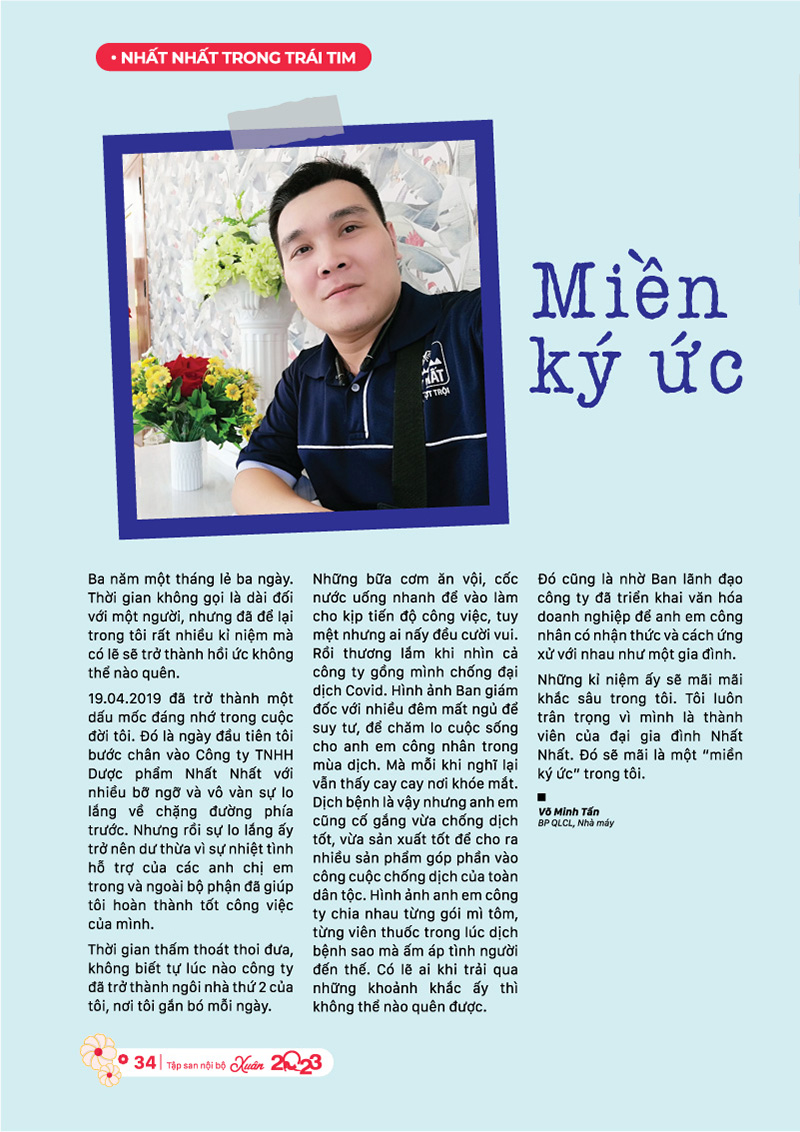 Tập san nội bộ số xuân 2023 Nhất Nhất