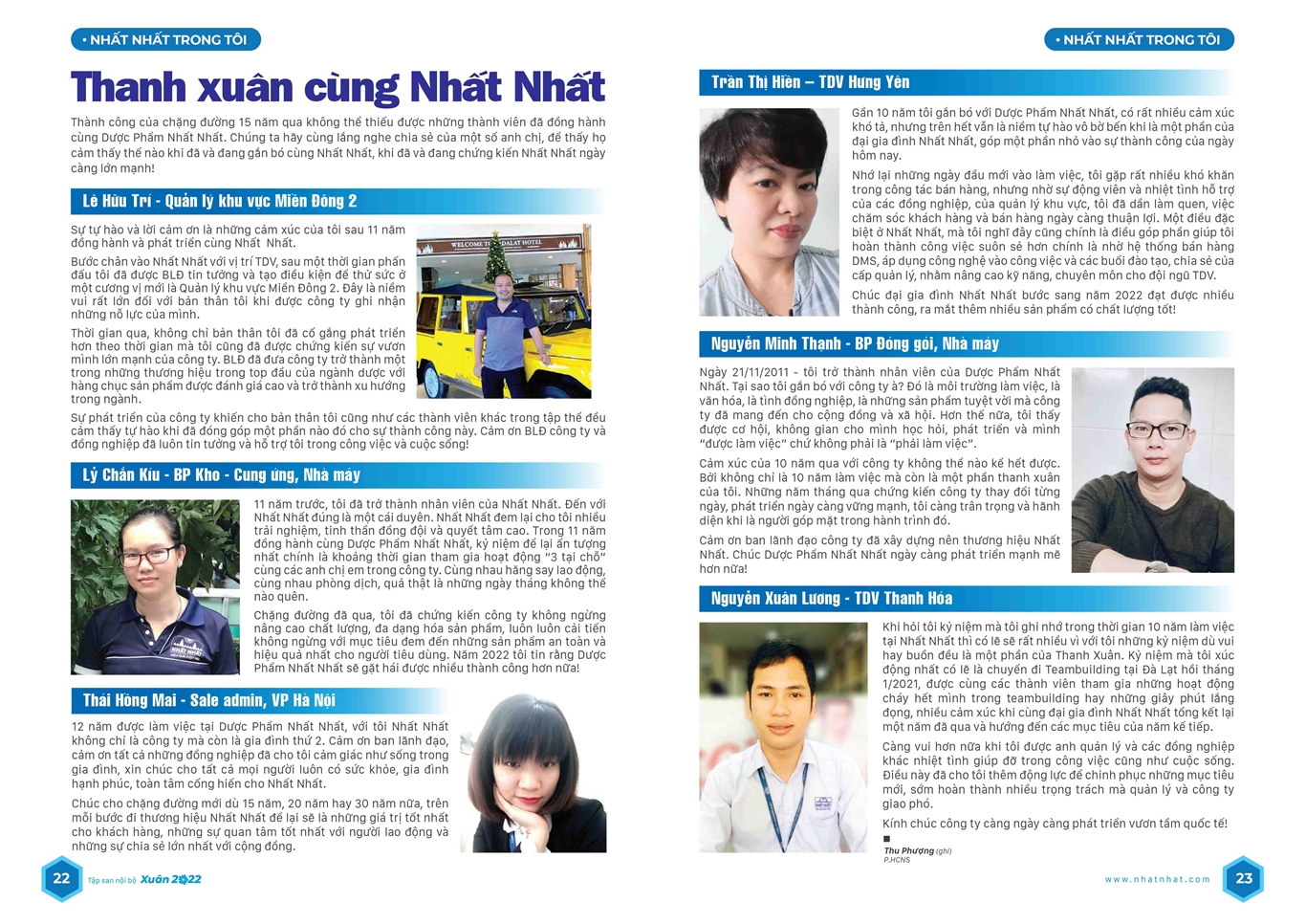 Tập san nội bộ số Xuân Nhâm Dân 2022