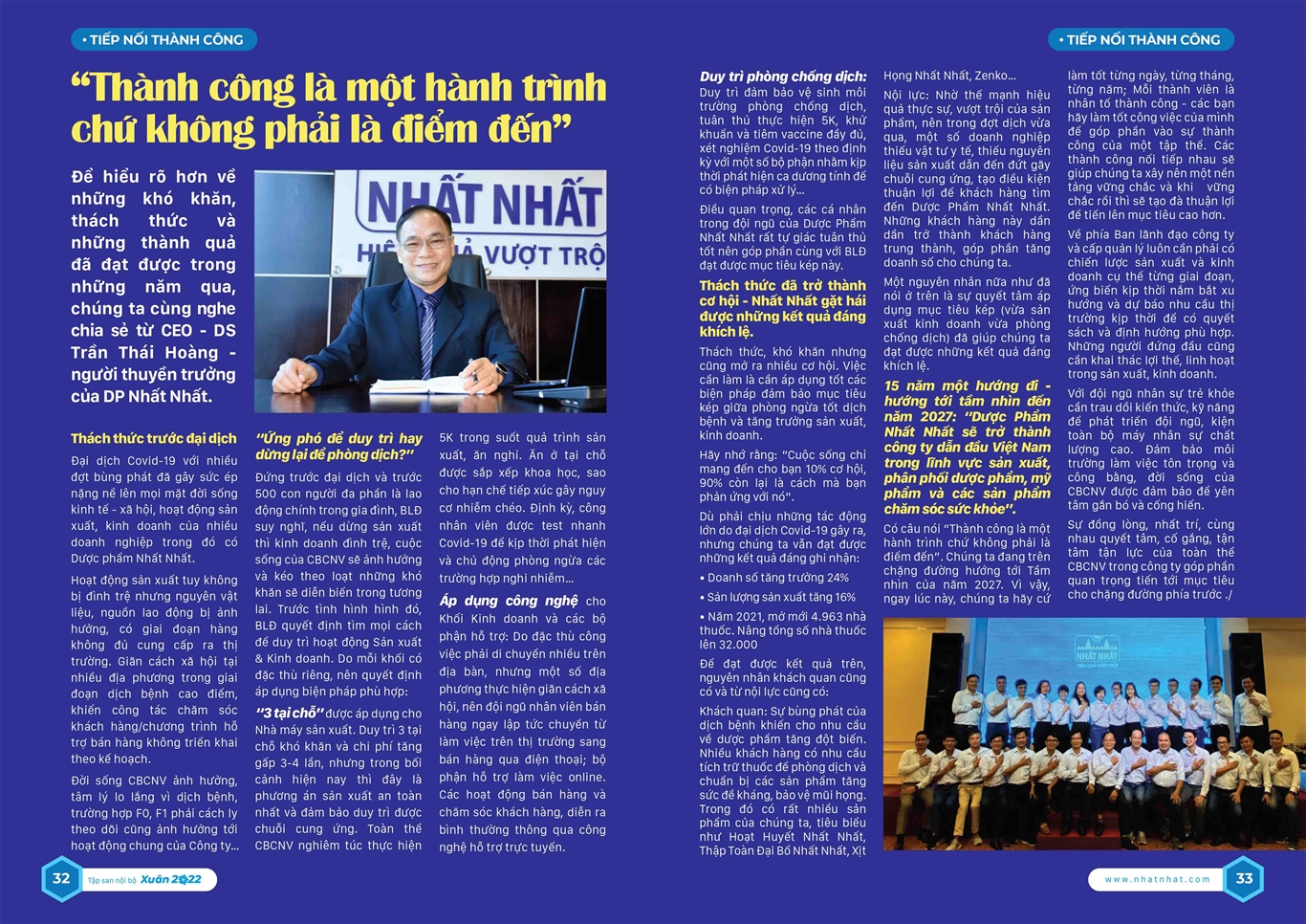 Tập san nội bộ số Xuân Nhâm Dân 2022