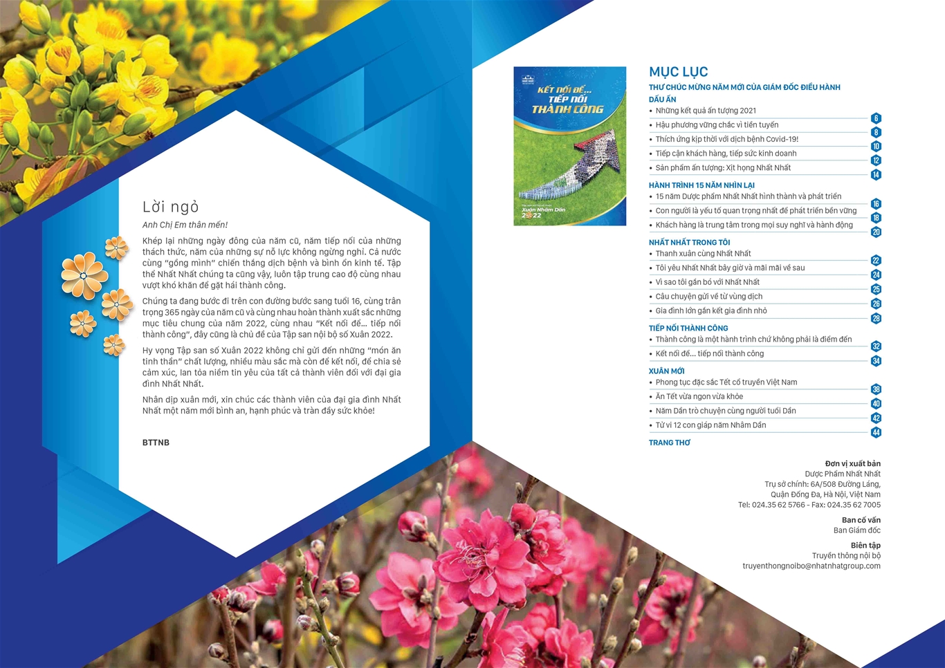 Tập san nội bộ số Xuân Nhâm Dân 2022
