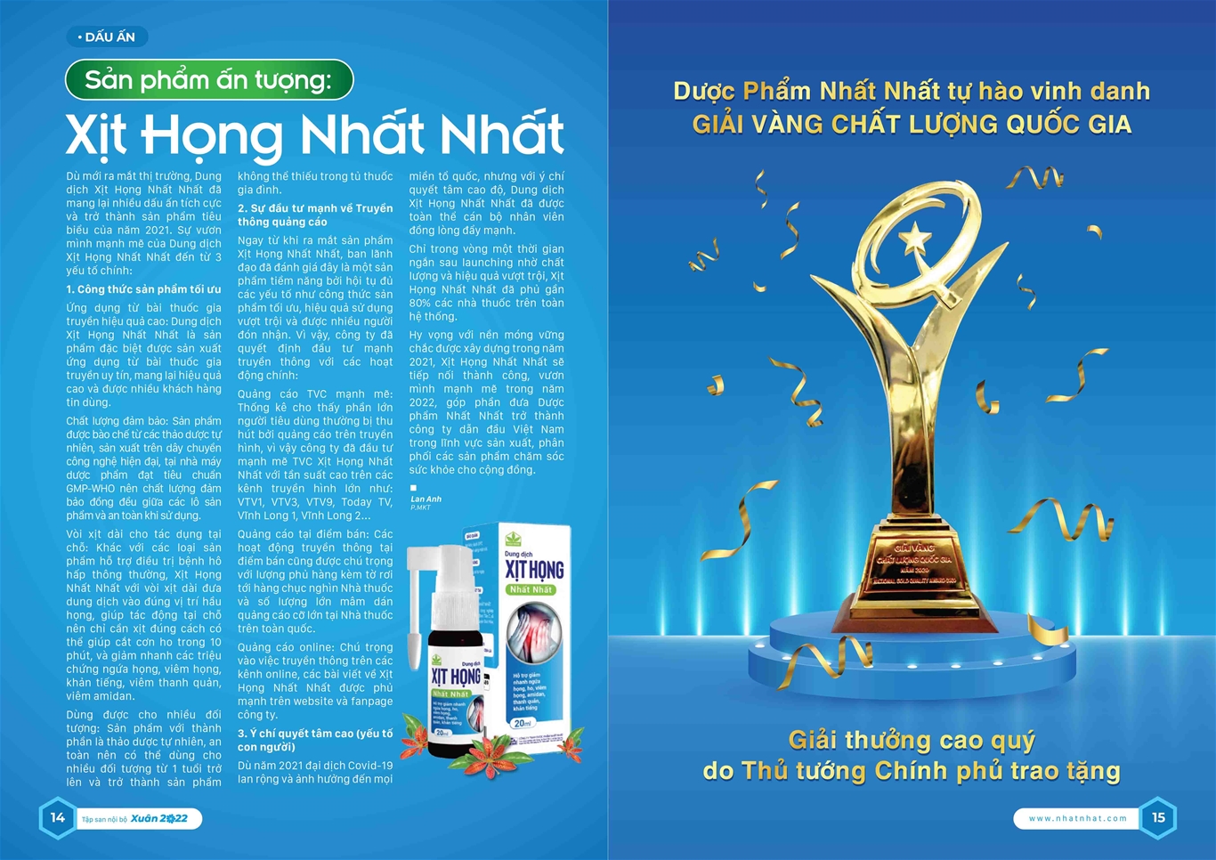 Tập san nội bộ số Xuân Nhâm Dân 2022