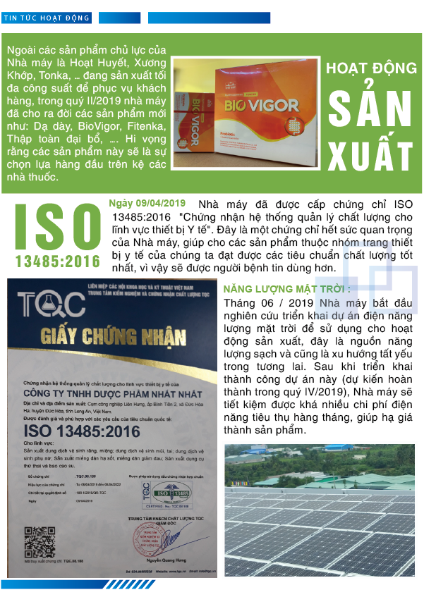 Bản tin nội bộ Nhất Nhất số 9