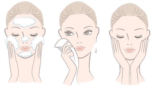 Các bước rửa mặt đúng cách